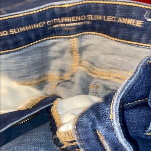 Chico's Blue Slimming Girlfriend Jeans